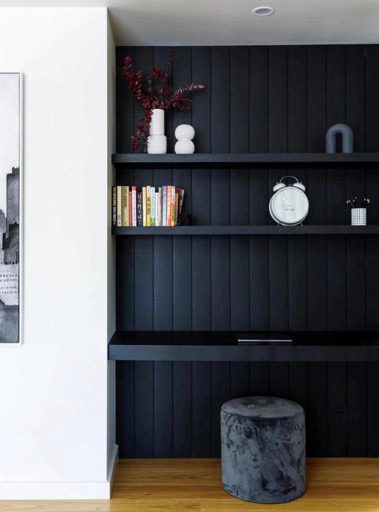 Bookshelf Feature Wall — Inovative Interiors In Cardiff, NSW