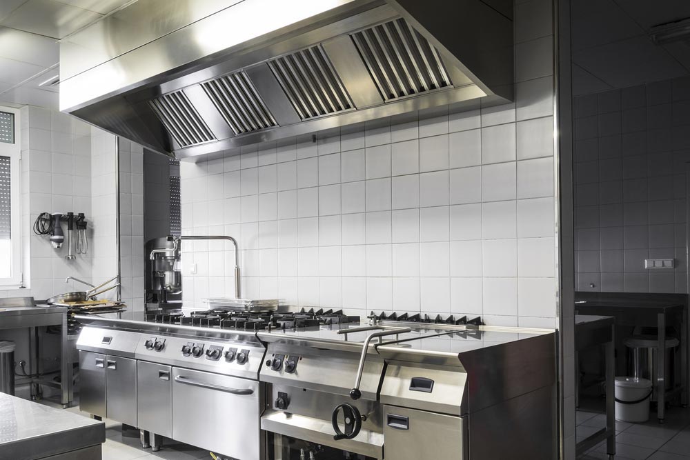 Modern Industrial Kitchen Design with New Stove Tops in Newcastle