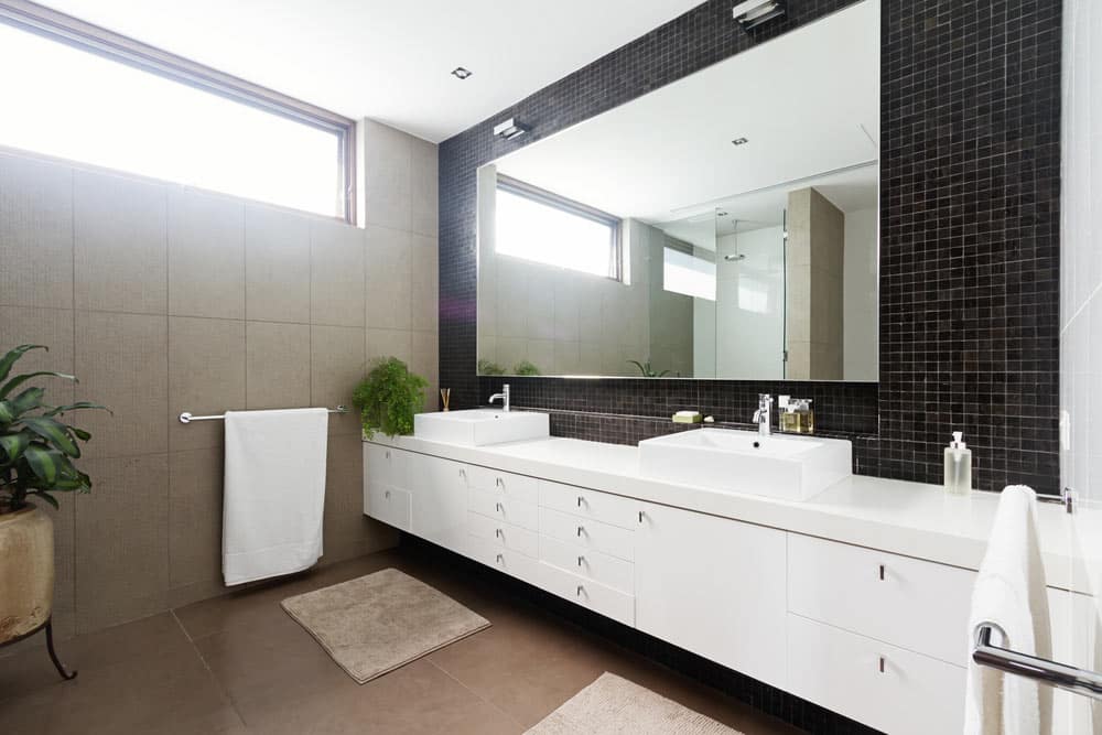 Bathroom Vanity With Custom Cabinetry