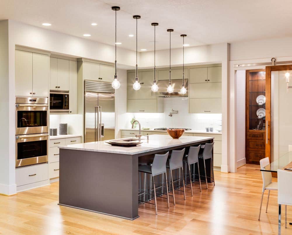 Modern Kitchen With Custom Cabinetry