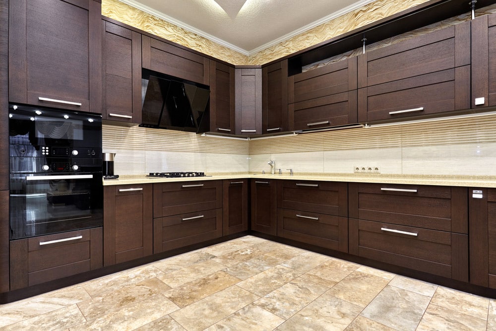 A Custom Wooden Kitchen Cabinetry