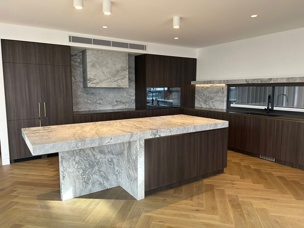 Newly Renovated Kitchen with Countertop